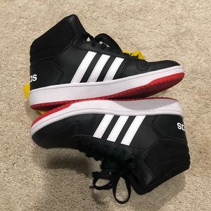 Black adidas hightop